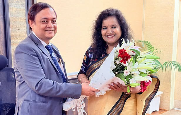 NLC CMD meets Odisha Chief Secretary